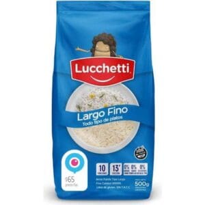 Arroz 00000 Lucchetti Largo Fino 500 g