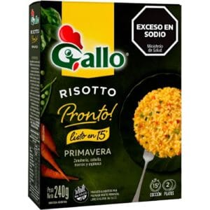 Arroz Risotto Gallo Pronto Sabor Primavera 240 g