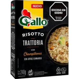 Arroz Risotto Gallo Trattoria Sabor Champiñones 240 g