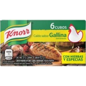 Caldos Knorr Gallina 6 Unidades