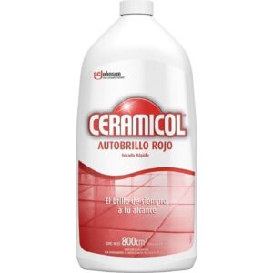 Cera Ceramicol Autobrillo Rojo 800 cm3
