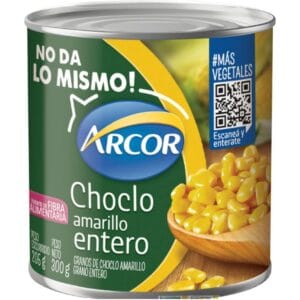 Choclo En Granos Arcor Amarillos En Lata 300 g