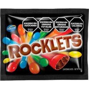 Confites Rocklets De Chocolate 40 g