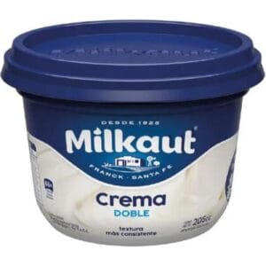 Crema De Leche Milkaut Doble 205 ml