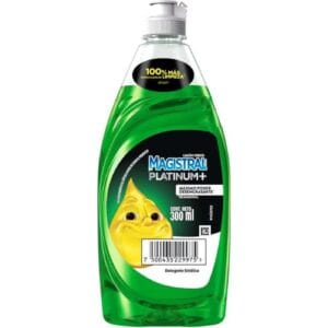 Detergente Líquido Magistral Platinum Plus Limón 300 ml