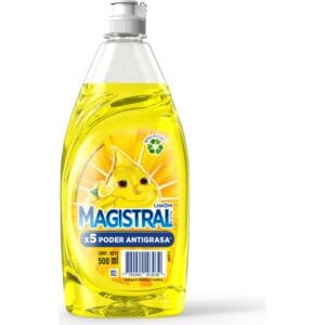 Detergente Magistral Ultra Limón En Botella 500 cc