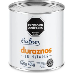 Duraznos Bulnez En Mitades En Lata 820 g