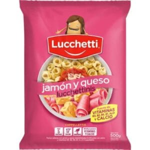 Fideos Lucchetti Lucchettinis Jamón Y Queso 500 g