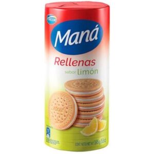 Galletitas Mana Vainilla Relleno De Limon 152 g