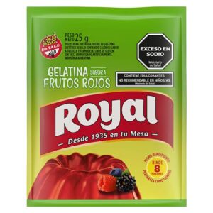 Gelatina Royal Frutos Rojos 25 g