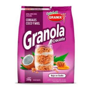 Granola Granix Crocante De Cereales, Coco Y Miel 350 g