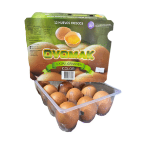 Huevos Extra Grandes Ovomak Color 12 Unidades