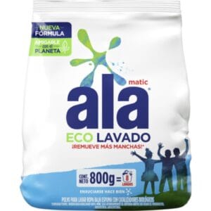 Jabon En Polvo Ala Matic Eco Lavado 800 g