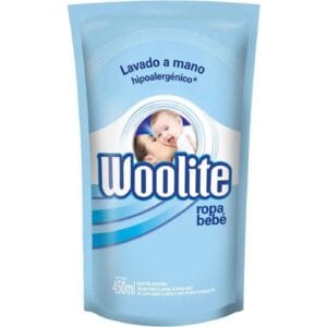 Jabon Liquido Para Ropa Hipoalergenico Woolite De Bebé Repuesto 450 ml