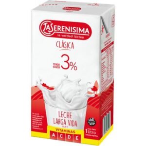 Leche La Serenísima Entera Clásica 3% Larga Vida 1 L