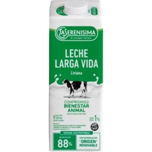 Leche La Serenísima Parcialmente Descremada 1% Tetra Pack 1 L