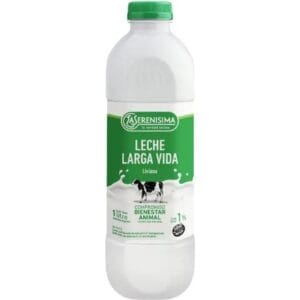 Leche La Serenísima Parcialmente Descremada Liviana Larga Vida Botella 1 L