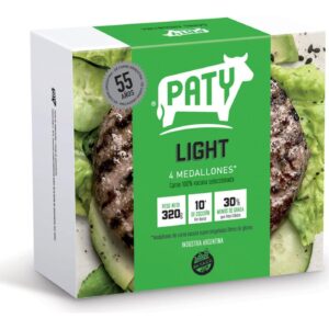 Medallones de Carne Vacuna Paty Light (320 g) 4 Unidades