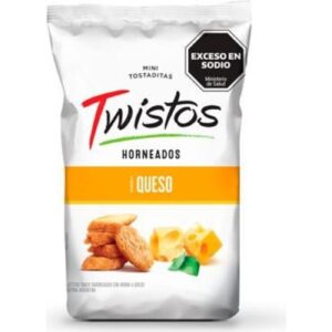 Mini Tostadas Twistos Queso 155 g