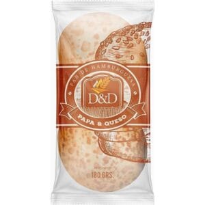 Pan De Hamburguesa D & D Papa Y Queso (180 g) 2 Unidades