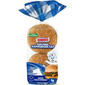 Pan Para Hamburguesas Bimbo Sésamo (210 g) 4 Un