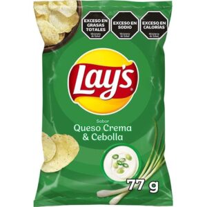 Papas Fritas Lays Queso y Cebolla 77 g