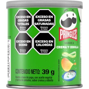 Papas Fritas Pringles Sabor Crema Y Cebolla 39 g