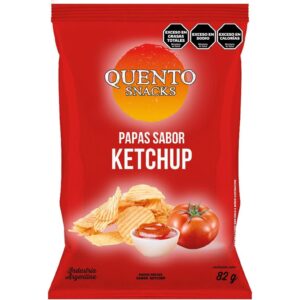 Papas Fritas Quento Ketchup 82 g
