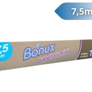 Papel Aluminio Bonux 7.5 mts 28 cm