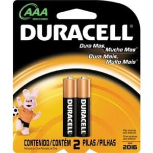 Pilas Duracell AAA 2 Unidades