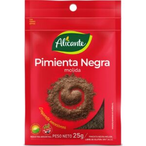 Pimienta Alicante Negra Molida 25 g