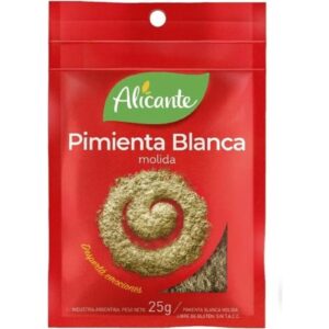 Pimienta Blanca Alicante Molida 25 G