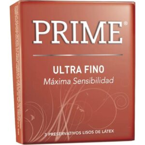Preservativos Prime Ultra Fino 3 Unidades