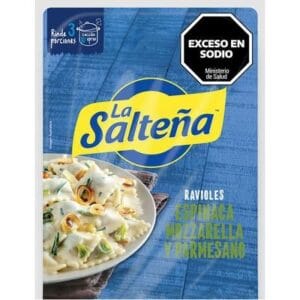 Ravioles La Salteña Espinaca Mozzarella Y Parmesano 450 g