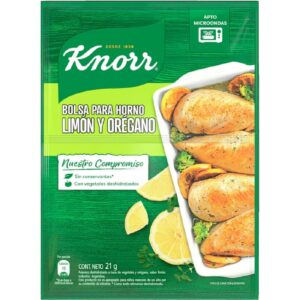Saborizador Al Horno Pollo Knorr Limón Y Orégano 21 g