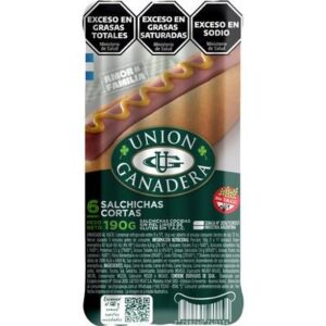 Salchicha Union Ganadera (190 g) 6 Unidades