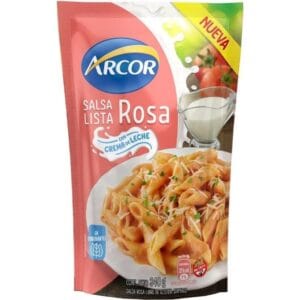Salsa Rosa Arcor Con Crema De Leche 340 g