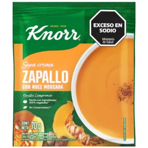 Sopa Crema Deshidratada Knorr Zapallo Con Nuez Moscada 70 g