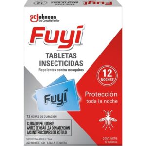 Tabletas Repelentes Fuyi 12 Unidades