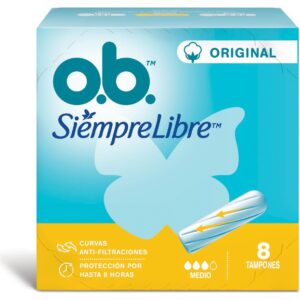 Tampones O.B. Medio Original 8 Unidades