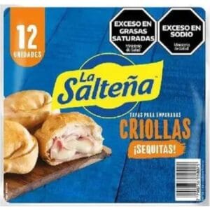 Tapas De Empanadas La Salteña Criolla 12 Unidades