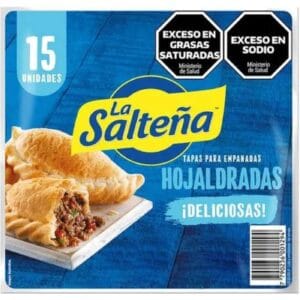 Tapas Para Empanadas La Salteña Hojaldradas Para Horno (412 g), 15 Un