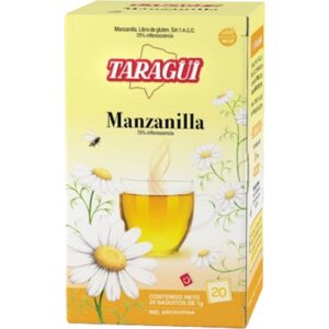 Té De Manzanilla Silvestre Taragui Saquito Sobre 20 Unidades