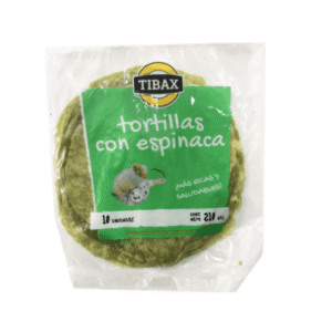 Tortilla Tibax Espinaca 210 g