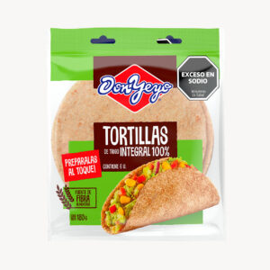 Tortillas de Trigo Integral Don Yeyo 180 g 6 Unidades