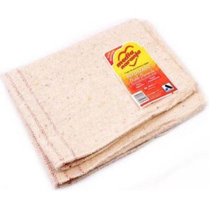 Trapo De Piso Media Naranja Blanco Reforzado 58X60