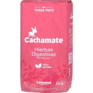 Yerba Mate Cachamate Mezcla De Hierbas Paquete Rosa 500 g
